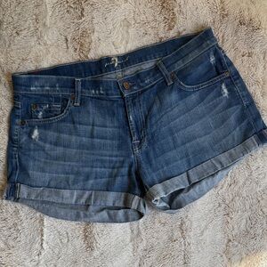 Seven For All Mankind Jean Shorts - 32
